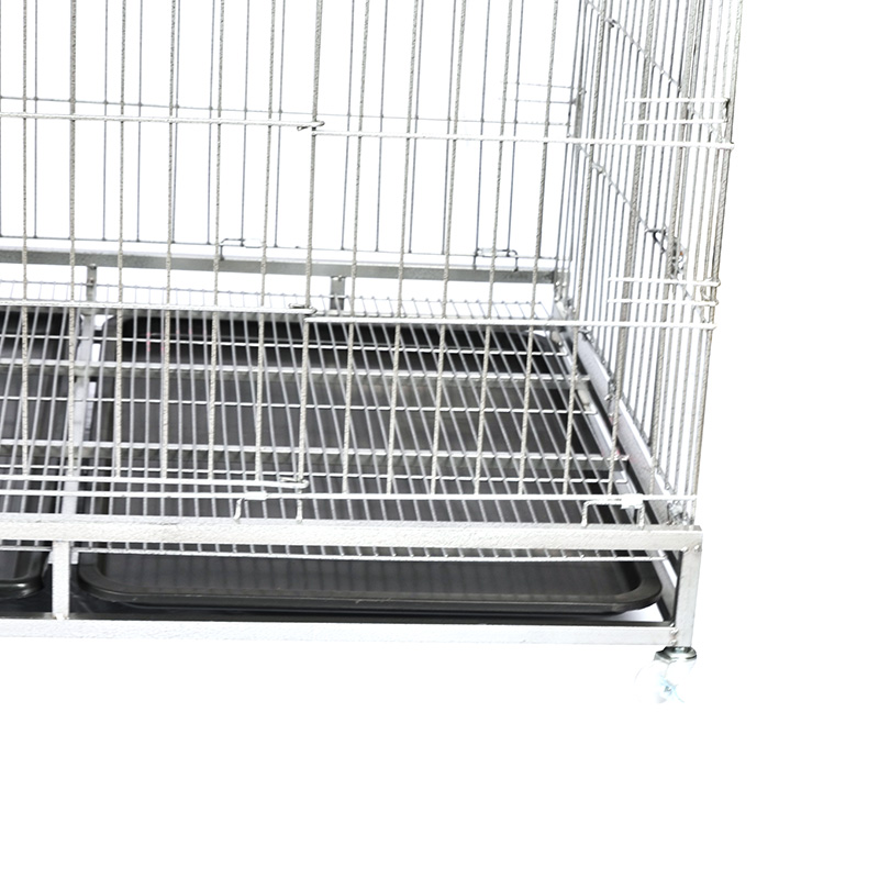 Büyük köpek metal tel katlanır köpek kafesi