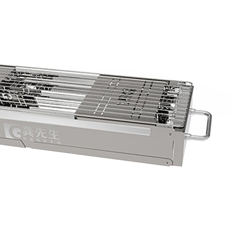 Açık piknik büyük 304 paslanmaz çelik barbekü ızgarası